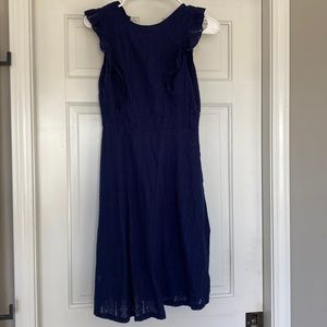 Blue lace dress